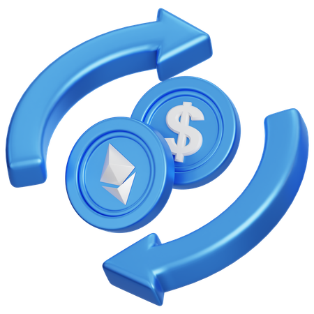 Ethereum Exchange  3D Icon