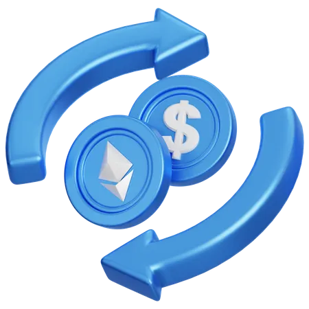 Ethereum Exchange  3D Icon