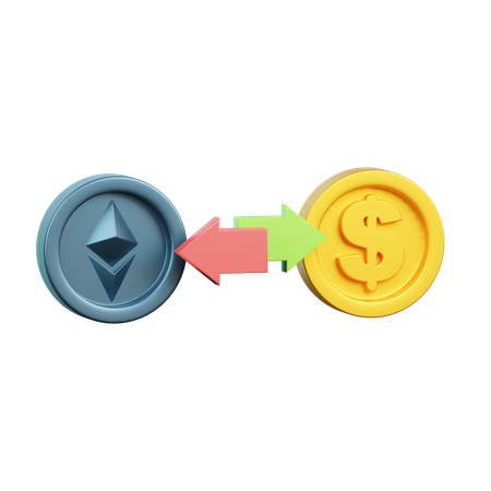 Ethereum Exchange  3D Icon