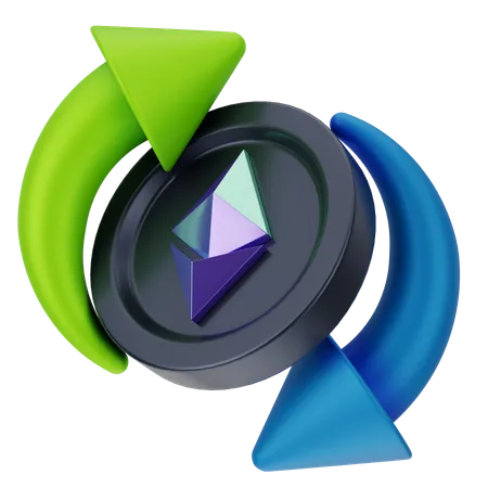 Ethereum Exchange  3D Icon