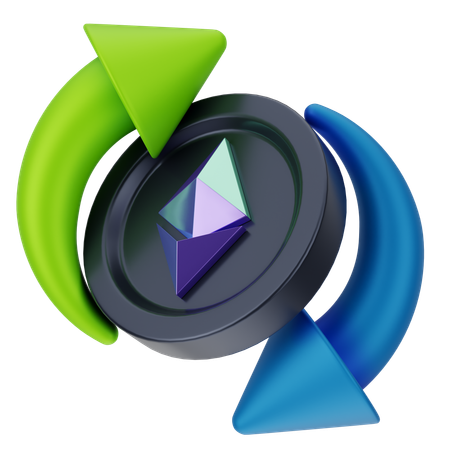 Ethereum Exchange  3D Icon