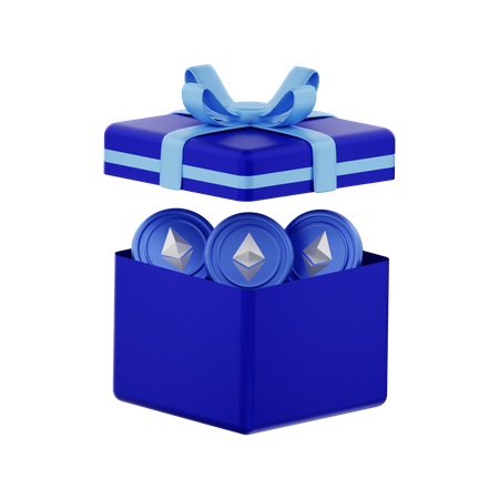 Ethereum Giveaway  3D Icon