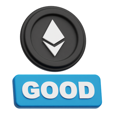 Ethereum Good  3D Icon