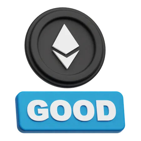 Ethereum Good  3D Icon