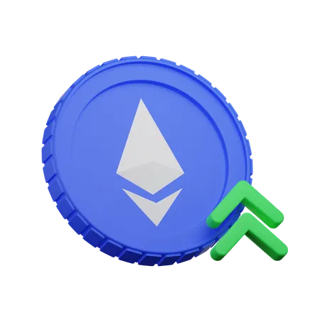 Ethereum Growth  3D Icon