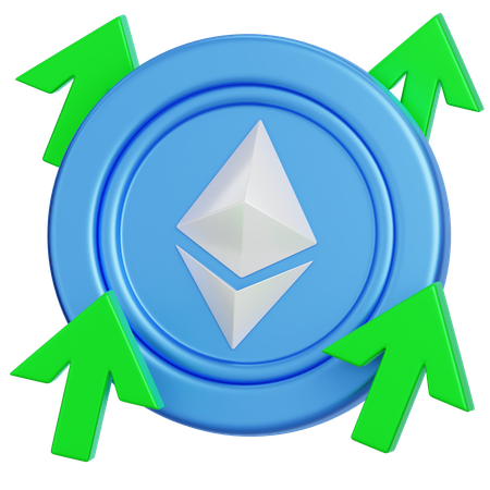 Ethereum Growth  3D Icon