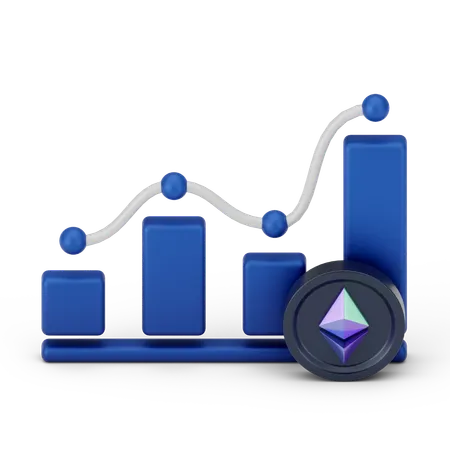 Ethereum Growth  3D Icon