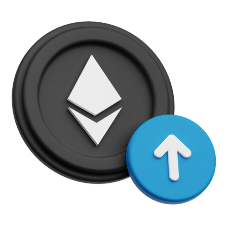 Ethereum Growth  3D Icon