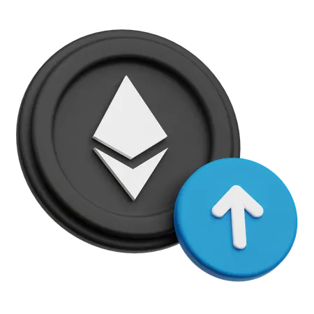 Ethereum Growth  3D Icon