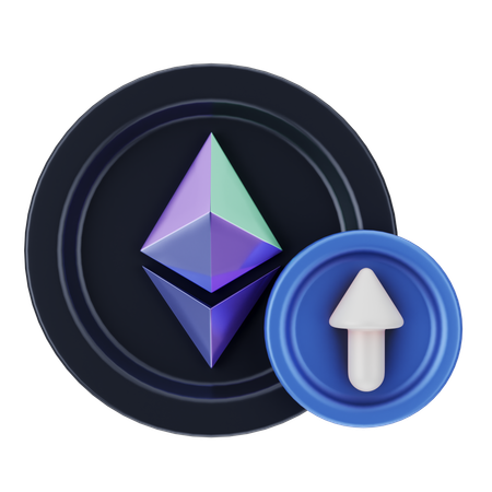 Ethereum Growth  3D Icon
