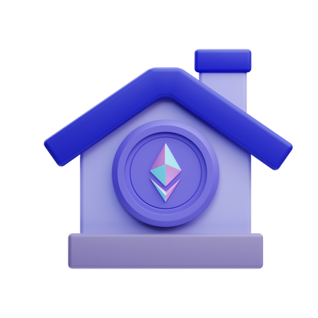 Ethereum-Haus  3D Icon