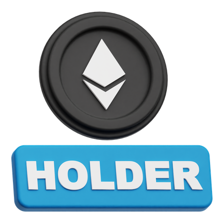 Ethereum Holder  3D Icon