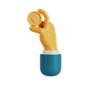 ethereum coin hold emoji 3d