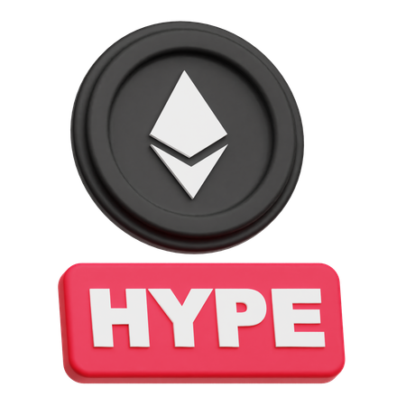 Ethereum Hype  3D Icon