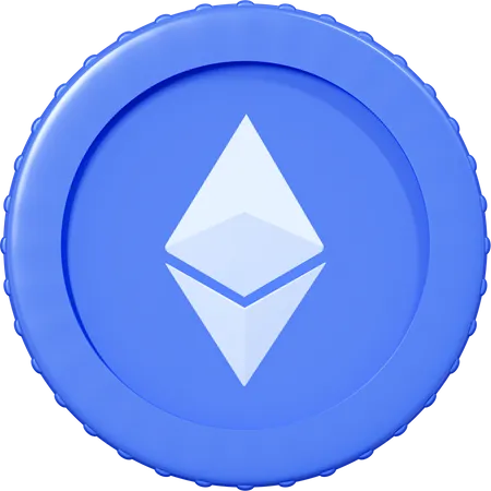 Ethereum Icon  3D Icon