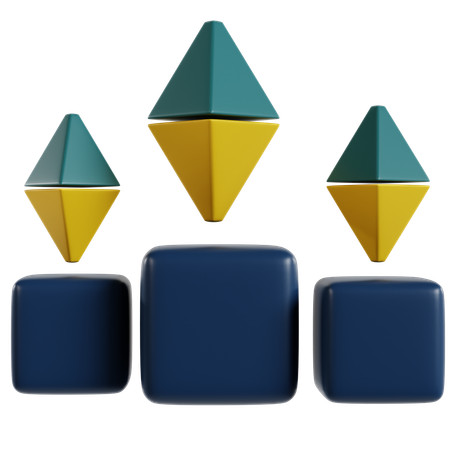 Ethereum Icon Evolution  3D Icon