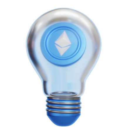 Ethereum Idea  3D Icon