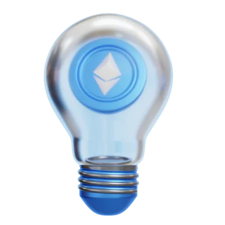 Ethereum Idea  3D Icon