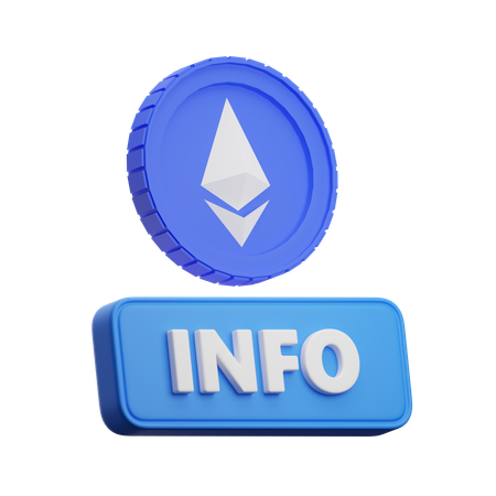 Ethereum Info  3D Icon