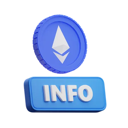 Ethereum Info  3D Icon
