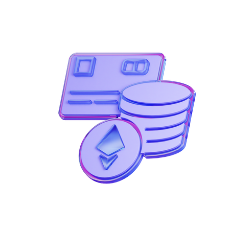 Ethereum-Karte  3D Icon