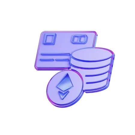 Ethereum-Karte  3D Icon