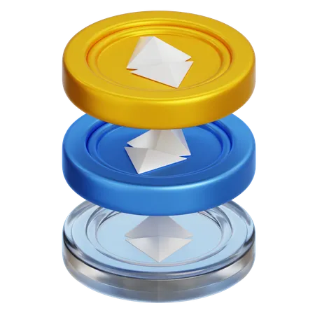 Ethereum Layers  3D Icon