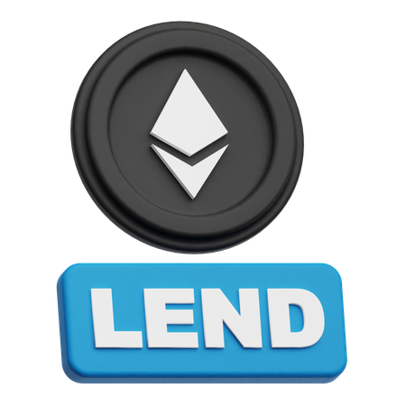 Ethereum Lend  3D Icon