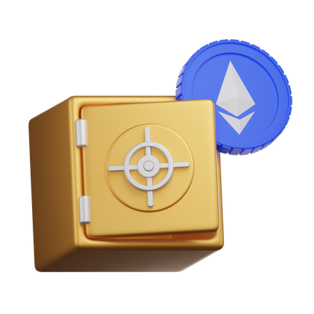 Ethereum Locker  3D Icon