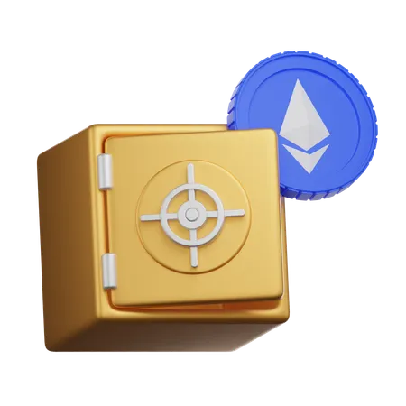 Ethereum Locker  3D Icon