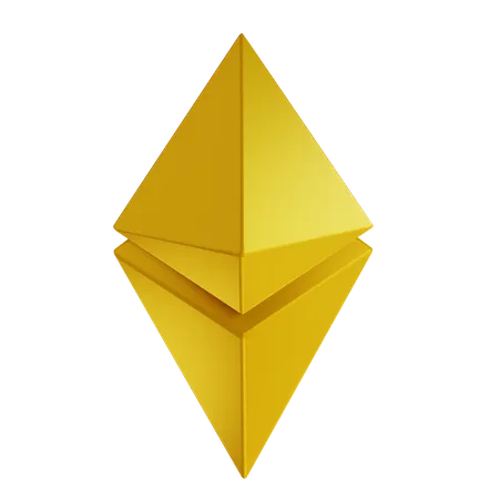 Ethereum-Logo  3D Icon