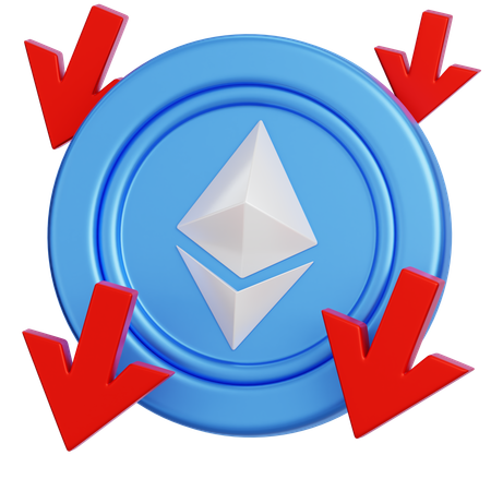 Ethereum Loss  3D Icon