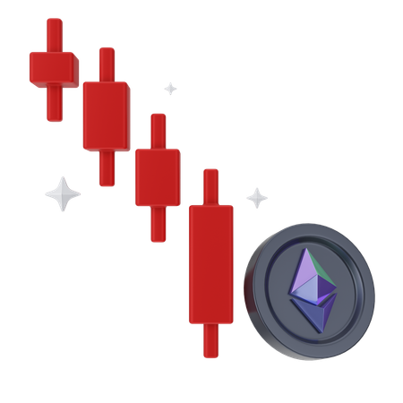 Ethereum Loss  3D Icon
