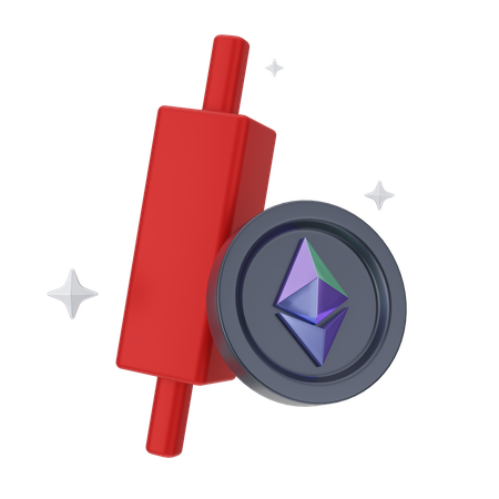 Ethereum Loss  3D Icon