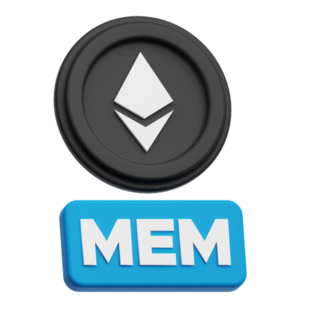 Meme do ethereum  3D Icon