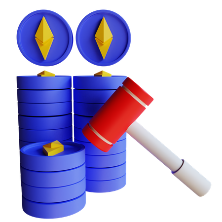 Ethereum Mining  3D Icon