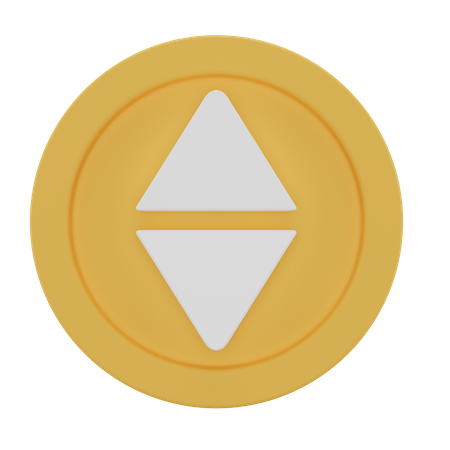 Ethereum-Münze  3D Icon