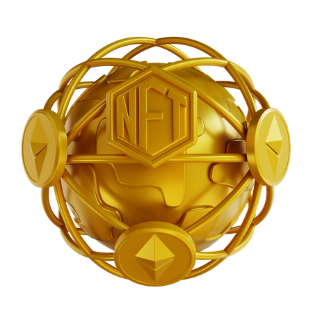 Ethereum Nft Network  3D Icon