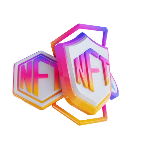 Sécurité Ethereum NFT  3D Icon