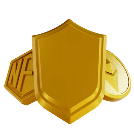 Ethereum NFT-Sicherheit  3D Icon