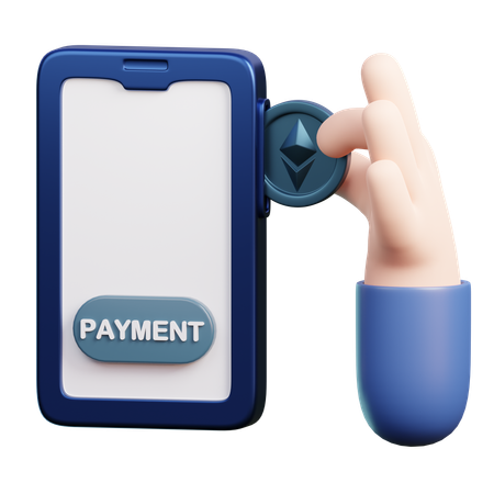 Ethereum Payment  3D Icon