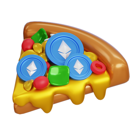 Ethereum Pizza  3D Icon