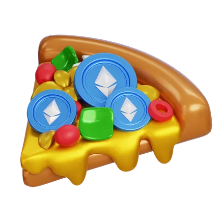 Ethereum Pizza  3D Icon