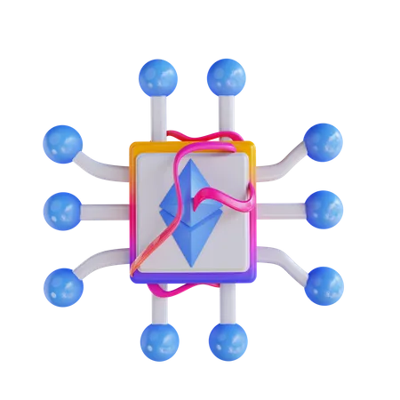 Ethereum Processor  3D Icon