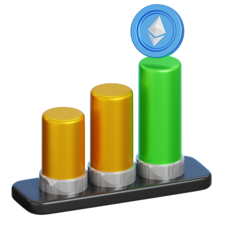 Ethereum Profit  3D Icon