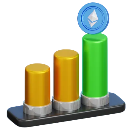 Ethereum Profit  3D Icon