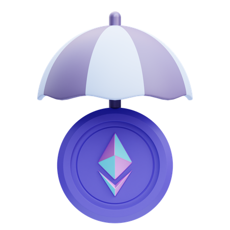 Ethereum Protection  3D Icon