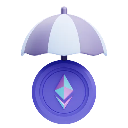 Ethereum Protection  3D Icon