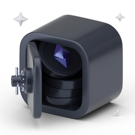 Ethereum Safe  3D Icon