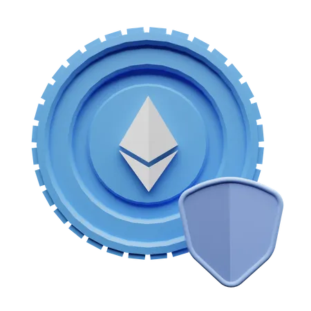 Ethereum Safety  3D Illustration